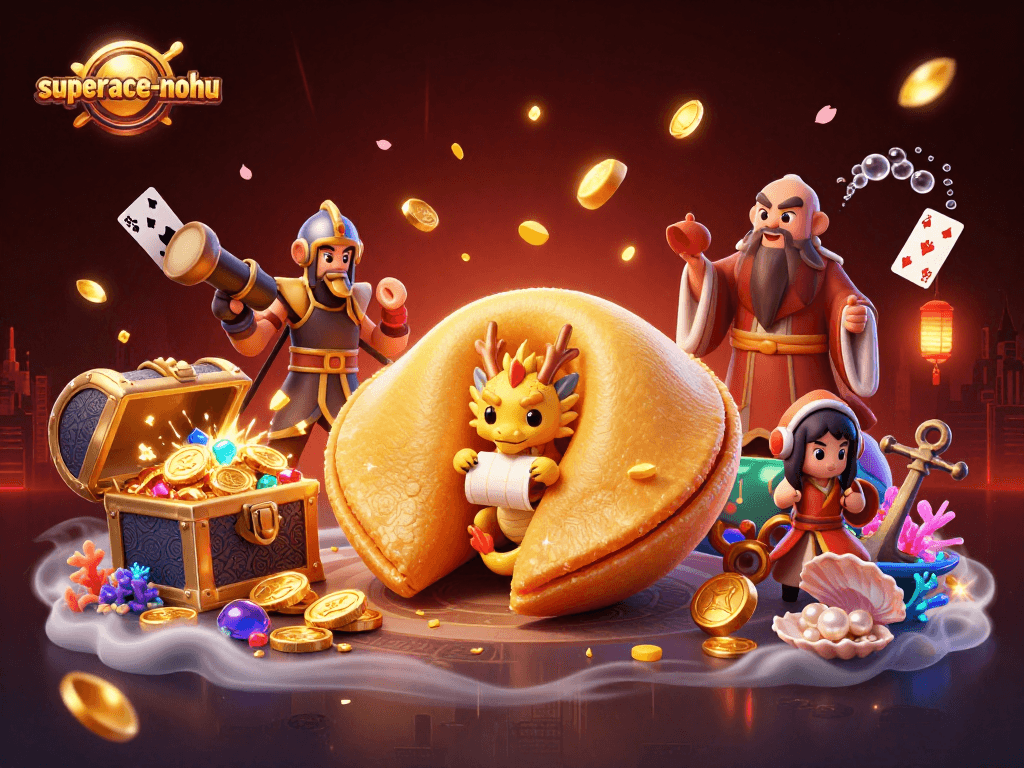 Join the fun with superace-nohu and watch the dynamic casino adventure unfold featuring golden fortune cookies and wise dragons!