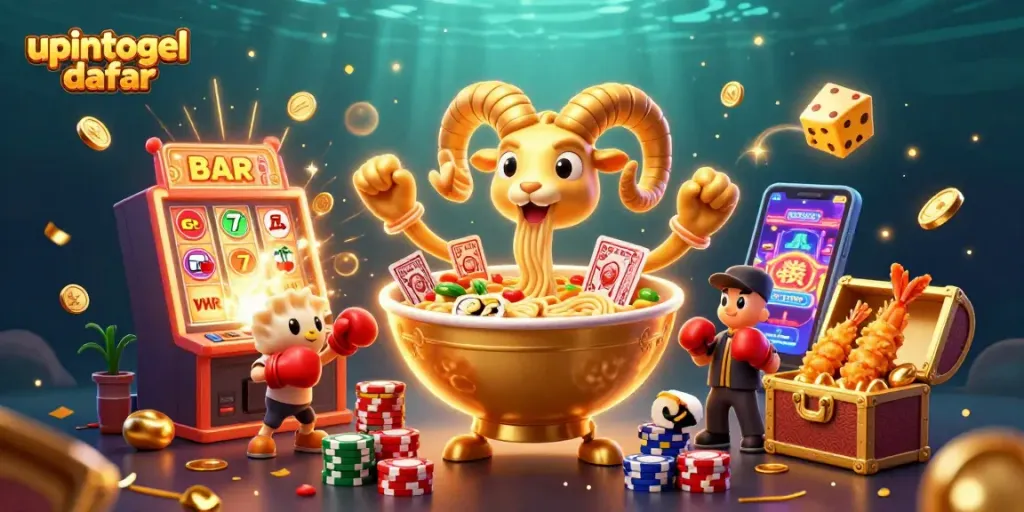 Menangkan permainan dengan upintogel daftar di kasino yang penuh warna dan energik.