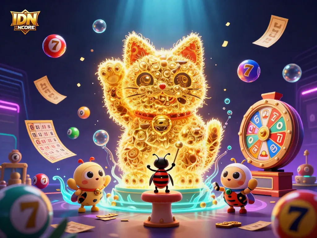 Experience winning strategies at IDNSCORE with colorful casino symbols and dynamic game elements.