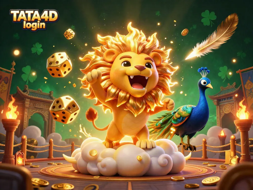 TATA4D login: Engage in thrilling gameplay with vibrant characters and dynamic casino elements.