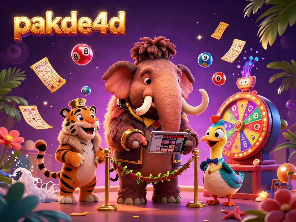 Experience thrilling lottery action at pakde4d with vibrant games, golden tokens, and a festive atmosphere.