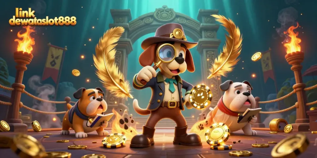 Jelajahi link dewataslot888 di dunia slot dengan karakter detektif dan efek visual mendalam.