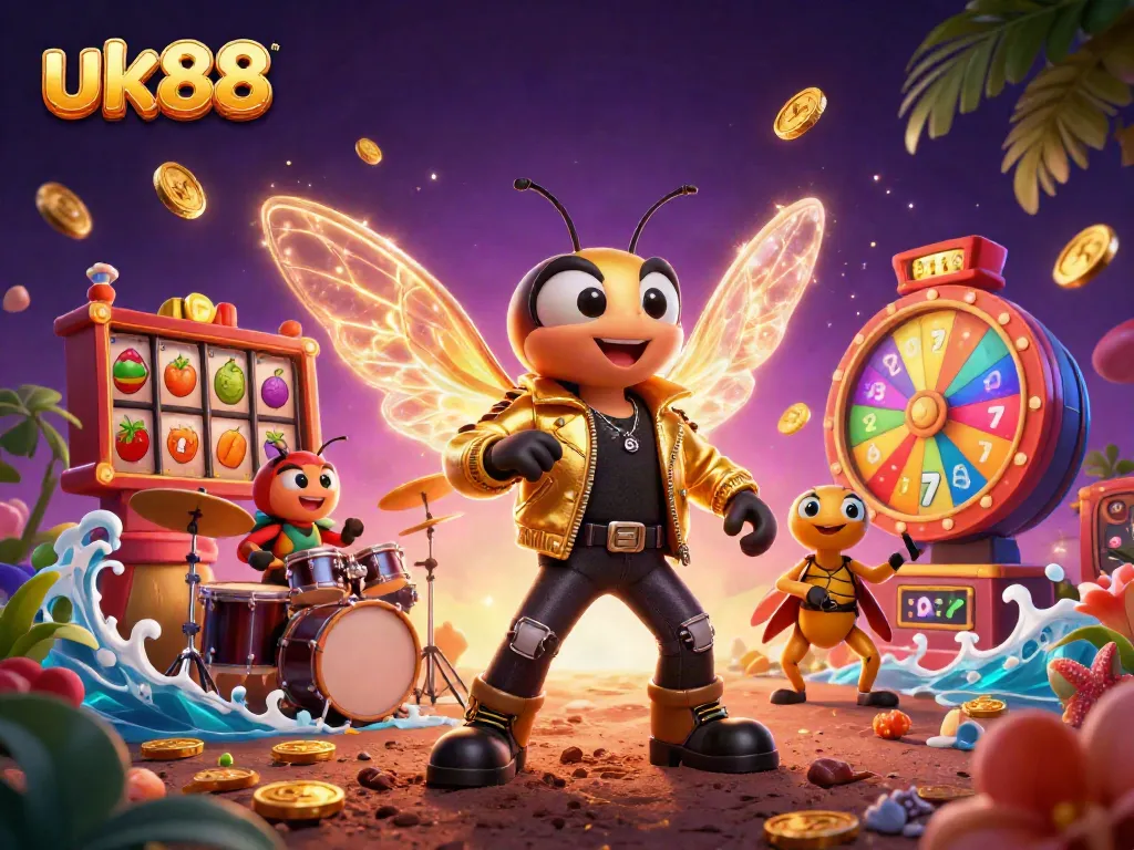 Engage with the fun at uk88 by enjoying a vibrant casino atmosphere filled with lively characters and dynamic slot games.