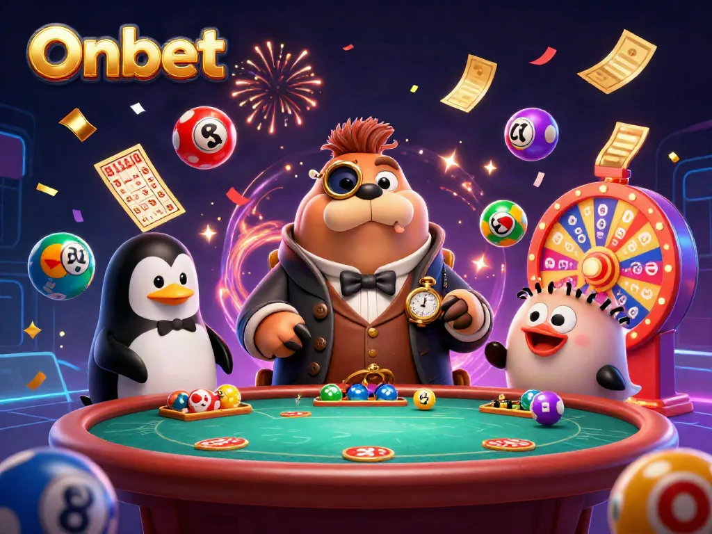 Engage with Onbet's exciting gaming scene featuring a walrus at an underwater poker table.