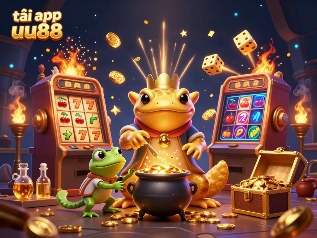 Play and win with the immersive experience of tải app uu88 featuring vibrant gaming visuals and characters.