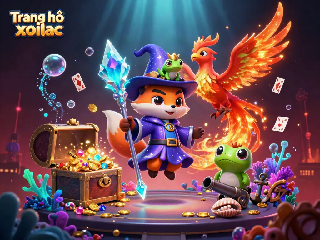Experience the thrill of Trang chủ xoilac with mystical characters in a dynamic gambling scene filled with riches.