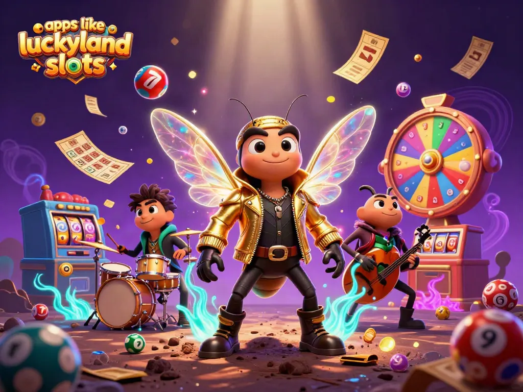 Play exciting games like apps like luckyland slots with fun lottery elements and vibrant 3D characters.
