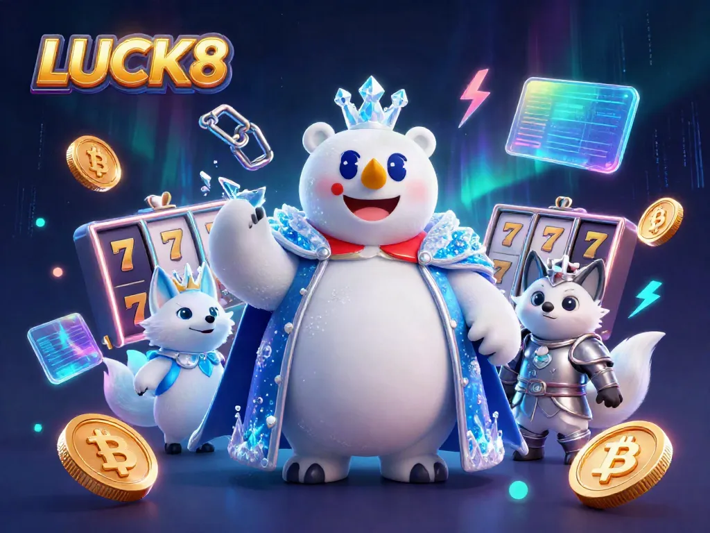 Experience the thrill of LUCK8 with immersive online gaming elements illustrated in a vibrant scene.