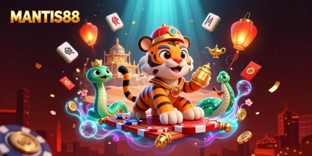 Engage in thrilling wins at MANTIS88 while experiencing vibrant Arabian Nights-themed casino fun.