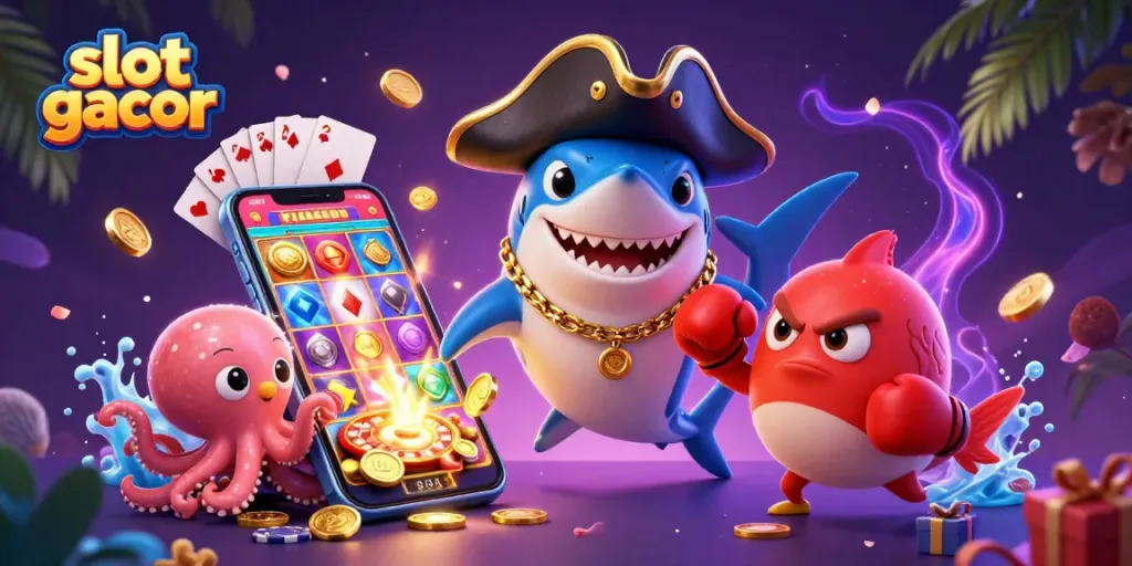 Slot gacor membawa pengalaman bermain slot yang menyenangkan dan penuh hadiah dari karakter kartun laut yang lucu.