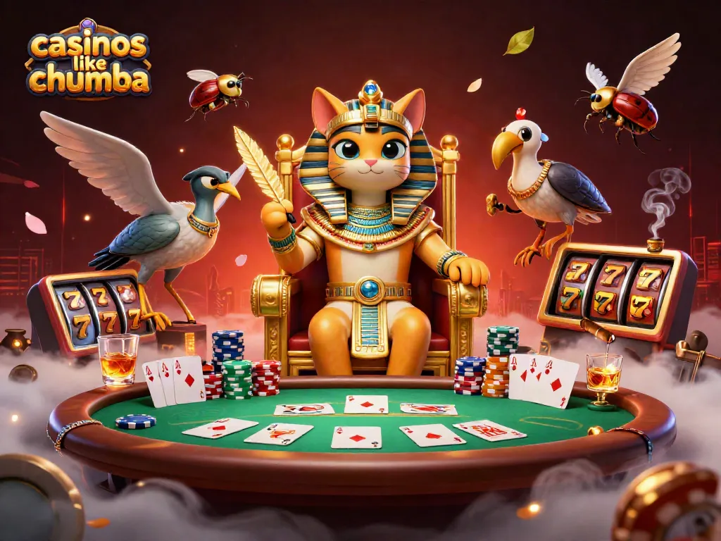 Experience thrilling gameplay at casinos like Chumba, featuring vibrant poker elements and engaging characters.