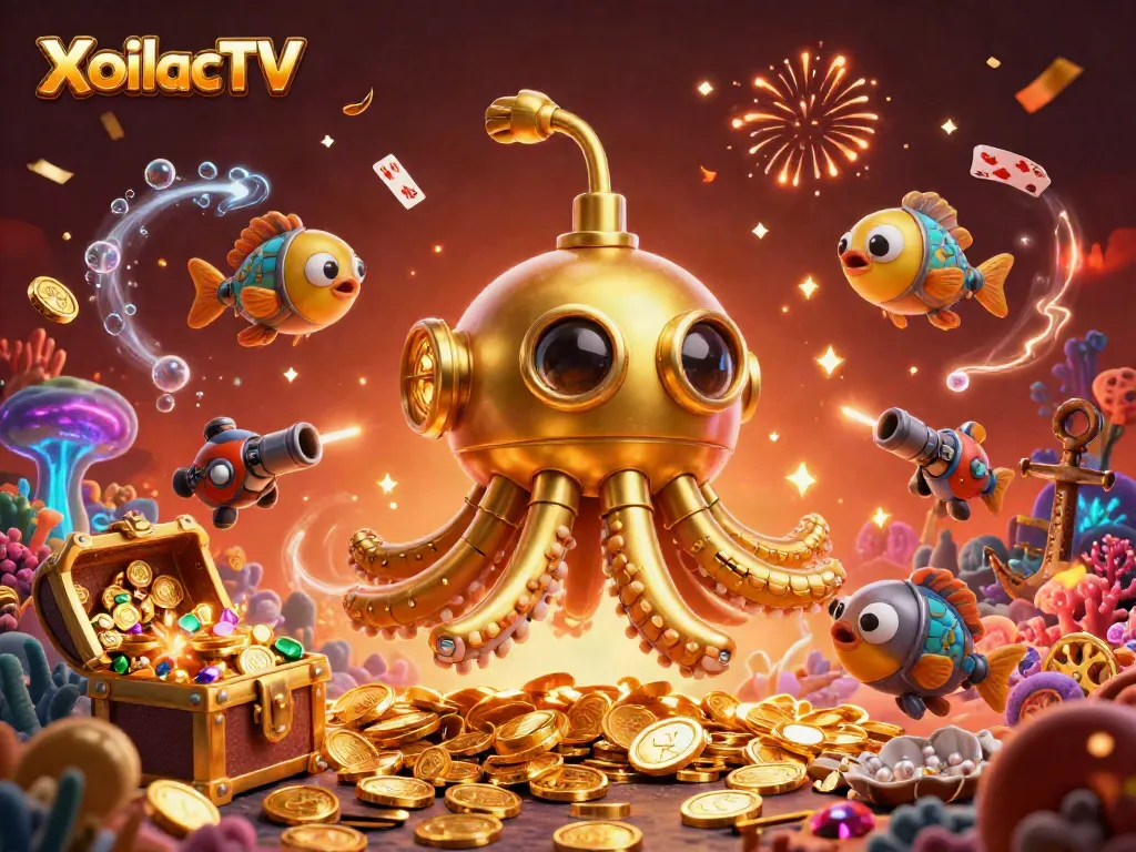 XoilacTV offers immersive sports betting experiences with engaging visuals of animated undersea treasures.